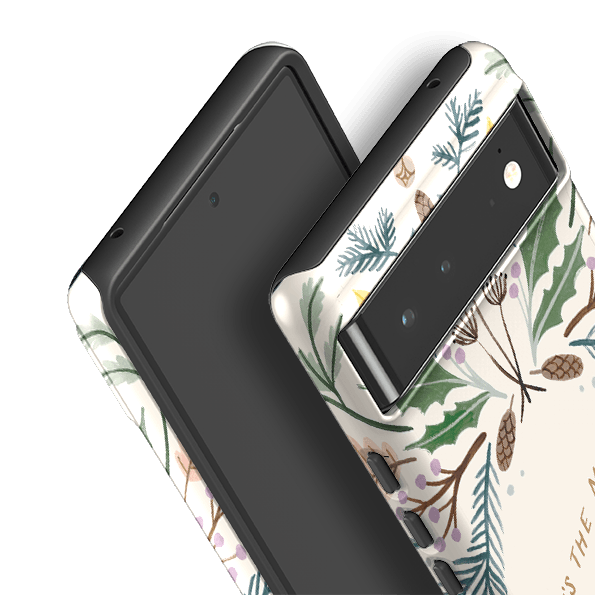 Google phone case-Most Wonderful Time By Bex Parkin-Product Details Raised bevel to protect screen from scratches. Impact resistant polycarbonate shell and shock absorbing inner TPU liner. Secure fit with design wrapping around side of the case and full access to ports. Compatible with Qi-standard wireless charging. Thickness 1/8 inch (3mm), weight 30g. Compatibility See drop down menu for options, please select the right case as we print to order.-Stringberry