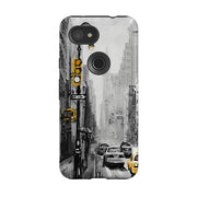 Google phone case-New York-Product Details Raised bevel to protect screen from scratches. Impact resistant polycarbonate shell and shock absorbing inner TPU liner. Secure fit with design wrapping around side of the case and full access to ports. Compatible with Qi-standard wireless charging. Thickness 1/8 inch (3mm), weight 30g. Compatibility See drop down menu for options, please select the right case as we print to order.-Stringberry