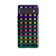 Google phone case-Newton Check By Kitty Joseph-Product Details Raised bevel to protect screen from scratches. Impact resistant polycarbonate shell and shock absorbing inner TPU liner. Secure fit with design wrapping around side of the case and full access to ports. Compatible with Qi-standard wireless charging. Thickness 1/8 inch (3mm), weight 30g. Compatibility See drop down menu for options, please select the right case as we print to order.-Stringberry