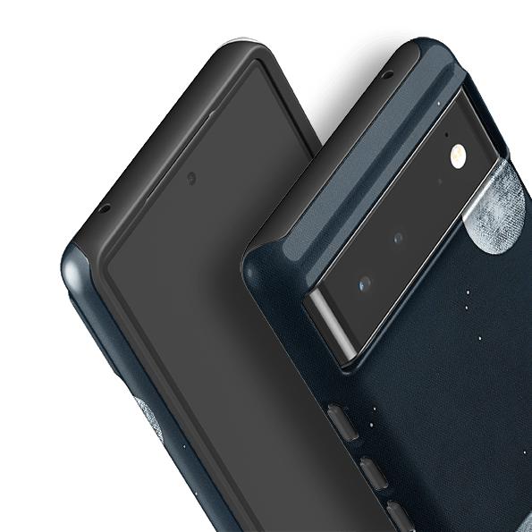 Google phone case-Night Of The Huge Moon By Natasha Newton-Product Details Raised bevel to protect screen from scratches. Impact resistant polycarbonate shell and shock absorbing inner TPU liner. Secure fit with design wrapping around side of the case and full access to ports. Compatible with Qi-standard wireless charging. Thickness 1/8 inch (3mm), weight 30g. Compatibility See drop down menu for options, please select the right case as we print to order.-Stringberry