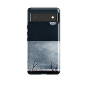 Google phone case-Night Of The Huge Moon By Natasha Newton-Product Details Raised bevel to protect screen from scratches. Impact resistant polycarbonate shell and shock absorbing inner TPU liner. Secure fit with design wrapping around side of the case and full access to ports. Compatible with Qi-standard wireless charging. Thickness 1/8 inch (3mm), weight 30g. Compatibility See drop down menu for options, please select the right case as we print to order.-Stringberry