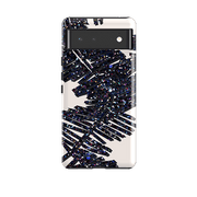 Google phone case-Night Palm By Kitty Joseph-Product Details Raised bevel to protect screen from scratches. Impact resistant polycarbonate shell and shock absorbing inner TPU liner. Secure fit with design wrapping around side of the case and full access to ports. Compatible with Qi-standard wireless charging. Thickness 1/8 inch (3mm), weight 30g. Compatibility See drop down menu for options, please select the right case as we print to order.-Stringberry