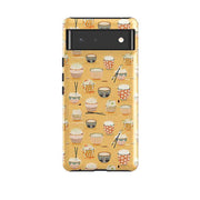 Google phone case-Oodles Of Noodles By Katherine Quinn-Product Details Raised bevel to protect screen from scratches. Impact resistant polycarbonate shell and shock absorbing inner TPU liner. Secure fit with design wrapping around side of the case and full access to ports. Compatible with Qi-standard wireless charging. Thickness 1/8 inch (3mm), weight 30g. Compatibility See drop down menu for options, please select the right case as we print to order.-Stringberry