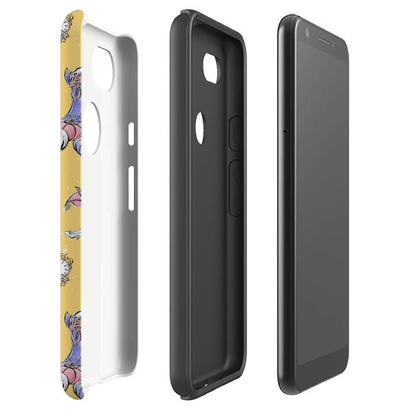 Google phone case-Paradise-Product Details Raised bevel to protect screen from scratches. Impact resistant polycarbonate shell and shock absorbing inner TPU liner. Secure fit with design wrapping around side of the case and full access to ports. Compatible with Qi-standard wireless charging. Thickness 1/8 inch (3mm), weight 30g. Compatibility See drop down menu for options, please select the right case as we print to order.-Stringberry