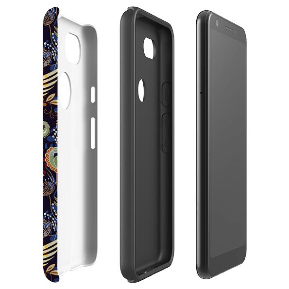 Google phone case-Peaslake-Product Details Raised bevel to protect screen from scratches. Impact resistant polycarbonate shell and shock absorbing inner TPU liner. Secure fit with design wrapping around side of the case and full access to ports. Compatible with Qi-standard wireless charging. Thickness 1/8 inch (3mm), weight 30g. Compatibility See drop down menu for options, please select the right case as we print to order.-Stringberry