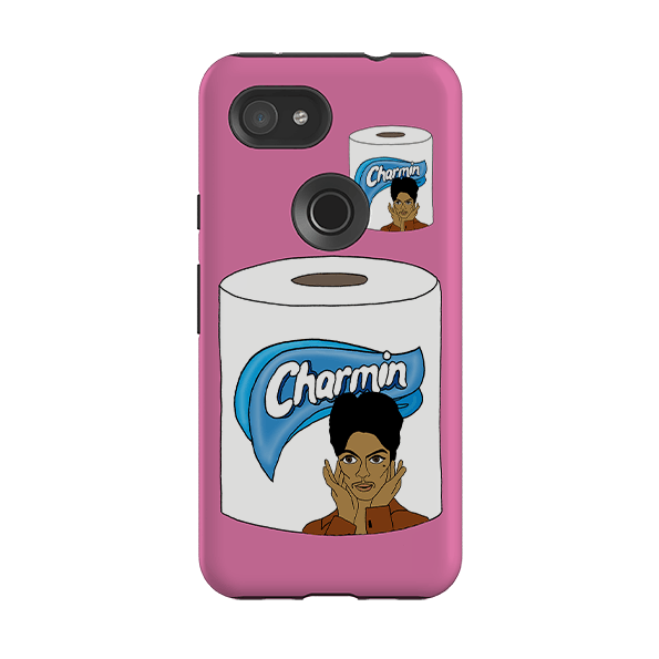 Google phone case-Prince Charmin By Angelica Hicks-Product Details Raised bevel to protect screen from scratches. Impact resistant polycarbonate shell and shock absorbing inner TPU liner. Secure fit with design wrapping around side of the case and full access to ports. Compatible with Qi-standard wireless charging. Thickness 1/8 inch (3mm), weight 30g. Compatibility See drop down menu for options, please select the right case as we print to order.-Stringberry