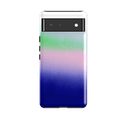 Google phone case-Rainbow Haze By Kitty Joseph-Product Details Raised bevel to protect screen from scratches. Impact resistant polycarbonate shell and shock absorbing inner TPU liner. Secure fit with design wrapping around side of the case and full access to ports. Compatible with Qi-standard wireless charging. Thickness 1/8 inch (3mm), weight 30g. Compatibility See drop down menu for options, please select the right case as we print to order.-Stringberry