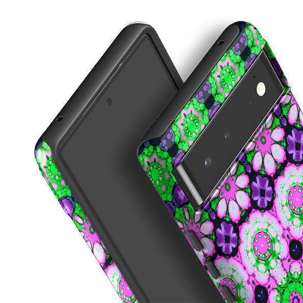 Google phone case-Sandjam-Product Details Raised bevel to protect screen from scratches. Impact resistant polycarbonate shell and shock absorbing inner TPU liner. Secure fit with design wrapping around side of the case and full access to ports. Compatible with Qi-standard wireless charging. Thickness 1/8 inch (3mm), weight 30g. Compatibility See drop down menu for options, please select the right case as we print to order.-Stringberry