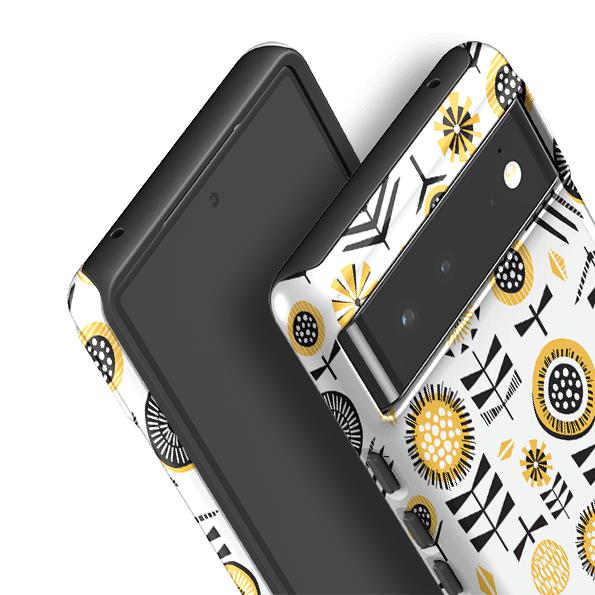 Google phone case-Scandi Summer By Ali Brookes-Product Details Raised bevel to protect screen from scratches. Impact resistant polycarbonate shell and shock absorbing inner TPU liner. Secure fit with design wrapping around side of the case and full access to ports. Compatible with Qi-standard wireless charging. Thickness 1/8 inch (3mm), weight 30g. Compatibility See drop down menu for options, please select the right case as we print to order.-Stringberry
