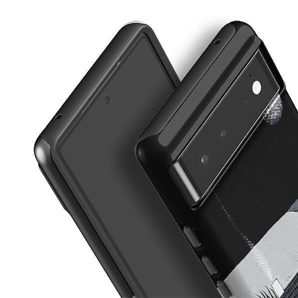 Google phone case-Sheep Fields By Natasha Newton-Product Details Raised bevel to protect screen from scratches. Impact resistant polycarbonate shell and shock absorbing inner TPU liner. Secure fit with design wrapping around side of the case and full access to ports. Compatible with Qi-standard wireless charging. Thickness 1/8 inch (3mm), weight 30g. Compatibility See drop down menu for options, please select the right case as we print to order.-Stringberry