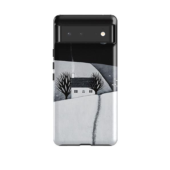 Google phone case-Sheep Fields By Natasha Newton-Product Details Raised bevel to protect screen from scratches. Impact resistant polycarbonate shell and shock absorbing inner TPU liner. Secure fit with design wrapping around side of the case and full access to ports. Compatible with Qi-standard wireless charging. Thickness 1/8 inch (3mm), weight 30g. Compatibility See drop down menu for options, please select the right case as we print to order.-Stringberry