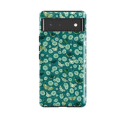 Google phone case-Small Moths 2 By Katherine Quinn-Product Details Raised bevel to protect screen from scratches. Impact resistant polycarbonate shell and shock absorbing inner TPU liner. Secure fit with design wrapping around side of the case and full access to ports. Compatible with Qi-standard wireless charging. Thickness 1/8 inch (3mm), weight 30g. Compatibility See drop down menu for options, please select the right case as we print to order.-Stringberry