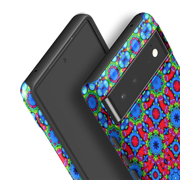 Google phone case-South By Southwest-Product Details Raised bevel to protect screen from scratches. Impact resistant polycarbonate shell and shock absorbing inner TPU liner. Secure fit with design wrapping around side of the case and full access to ports. Compatible with Qi-standard wireless charging. Thickness 1/8 inch (3mm), weight 30g. Compatibility See drop down menu for options, please select the right case as we print to order.-Stringberry