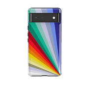 Google phone case-Spectrum Fan By Kitty Joseph-Product Details Raised bevel to protect screen from scratches. Impact resistant polycarbonate shell and shock absorbing inner TPU liner. Secure fit with design wrapping around side of the case and full access to ports. Compatible with Qi-standard wireless charging. Thickness 1/8 inch (3mm), weight 30g. Compatibility See drop down menu for options, please select the right case as we print to order.-Stringberry