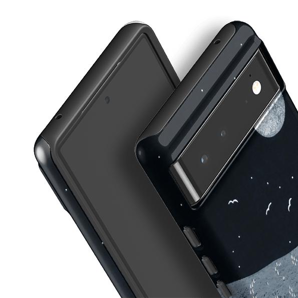 Google phone case-Spring Night By Natasha Newton-Product Details Raised bevel to protect screen from scratches. Impact resistant polycarbonate shell and shock absorbing inner TPU liner. Secure fit with design wrapping around side of the case and full access to ports. Compatible with Qi-standard wireless charging. Thickness 1/8 inch (3mm), weight 30g. Compatibility See drop down menu for options, please select the right case as we print to order.-Stringberry