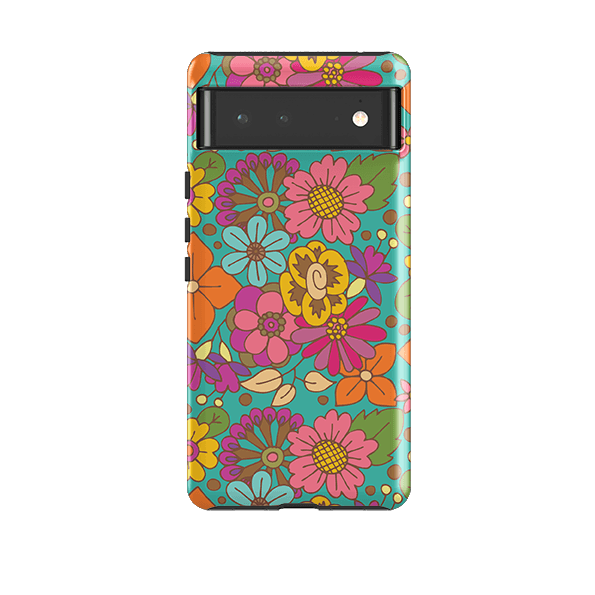 Google phone case-Summer By Amelia Bowman-Product Details Raised bevel to protect screen from scratches. Impact resistant polycarbonate shell and shock absorbing inner TPU liner. Secure fit with design wrapping around side of the case and full access to ports. Compatible with Qi-standard wireless charging. Thickness 1/8 inch (3mm), weight 30g. Compatibility See drop down menu for options, please select the right case as we print to order.-Stringberry