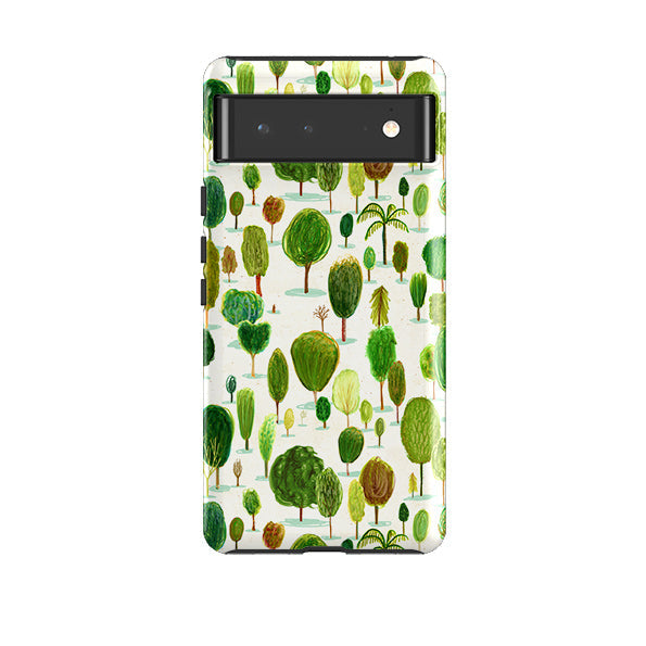 Google phone case-Summer In The Arboretum By Katherine Quinn-Product Details Raised bevel to protect screen from scratches. Impact resistant polycarbonate shell and shock absorbing inner TPU liner. Secure fit with design wrapping around side of the case and full access to ports. Compatible with Qi-standard wireless charging. Thickness 1/8 inch (3mm), weight 30g. Compatibility See drop down menu for options, please select the right case as we print to order.-Stringberry