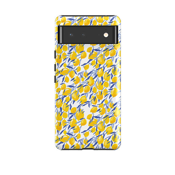 Google phone case-Summer Pattern By Madalina Andronic-Product Details Raised bevel to protect screen from scratches. Impact resistant polycarbonate shell and shock absorbing inner TPU liner. Secure fit with design wrapping around side of the case and full access to ports. Compatible with Qi-standard wireless charging. Thickness 1/8 inch (3mm), weight 30g. Compatibility See drop down menu for options, please select the right case as we print to order.-Stringberry