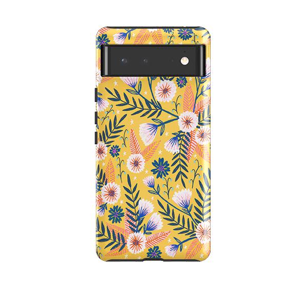 Google phone case-Summertime Garden By Lee Foster Wilson-Product Details Raised bevel to protect screen from scratches. Impact resistant polycarbonate shell and shock absorbing inner TPU liner. Secure fit with design wrapping around side of the case and full access to ports. Compatible with Qi-standard wireless charging. Thickness 1/8 inch (3mm), weight 30g. Compatibility See drop down menu for options, please select the right case as we print to order.-Stringberry