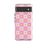 Google phone case-Suzy-Product Details Raised bevel to protect screen from scratches. Impact resistant polycarbonate shell and shock absorbing inner TPU liner. Secure fit with design wrapping around side of the case and full access to ports. Compatible with Qi-standard wireless charging. Thickness 1/8 inch (3mm), weight 30g. Compatibility See drop down menu for options, please select the right case as we print to order.-Stringberry