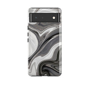 Google phone case-Swash (case does not glitter)-Product Details Raised bevel to protect screen from scratches. Impact resistant polycarbonate shell and shock absorbing inner TPU liner. Secure fit with design wrapping around side of the case and full access to ports. Compatible with Qi-standard wireless charging. Thickness 1/8 inch (3mm), weight 30g. Compatibility See drop down menu for options, please select the right case as we print to order.-Stringberry