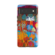 Google phone case-The Croft By Claire West-Product Details Raised bevel to protect screen from scratches. Impact resistant polycarbonate shell and shock absorbing inner TPU liner. Secure fit with design wrapping around side of the case and full access to ports. Compatible with Qi-standard wireless charging. Thickness 1/8 inch (3mm), weight 30g. Compatibility See drop down menu for options, please select the right case as we print to order.-Stringberry