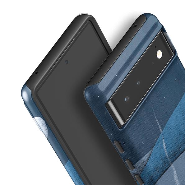 Google phone case-The Quiet Of The Night By Natasha Newton-Product Details Raised bevel to protect screen from scratches. Impact resistant polycarbonate shell and shock absorbing inner TPU liner. Secure fit with design wrapping around side of the case and full access to ports. Compatible with Qi-standard wireless charging. Thickness 1/8 inch (3mm), weight 30g. Compatibility See drop down menu for options, please select the right case as we print to order.-Stringberry