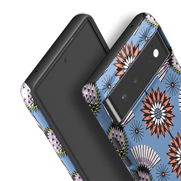Google phone case-Thistle By Cressida Bell-Product Details Raised bevel to protect screen from scratches. Impact resistant polycarbonate shell and shock absorbing inner TPU liner. Secure fit with design wrapping around side of the case and full access to ports. Compatible with Qi-standard wireless charging. Thickness 1/8 inch (3mm), weight 30g. Compatibility See drop down menu for options, please select the right case as we print to order.-Stringberry