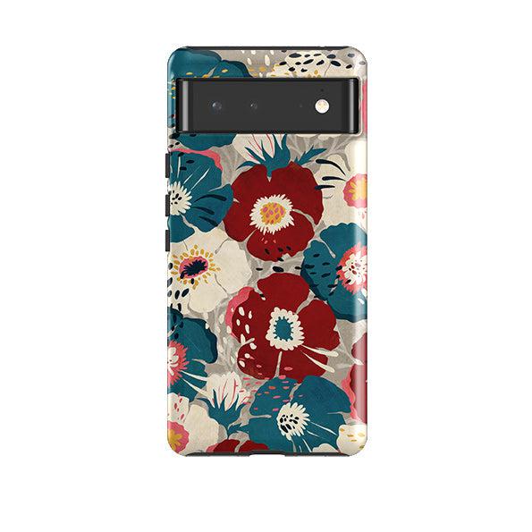 Google phone case-Vintage By Katherine Quinn-Product Details Raised bevel to protect screen from scratches. Impact resistant polycarbonate shell and shock absorbing inner TPU liner. Secure fit with design wrapping around side of the case and full access to ports. Compatible with Qi-standard wireless charging. Thickness 1/8 inch (3mm), weight 30g. Compatibility See drop down menu for options, please select the right case as we print to order.-Stringberry