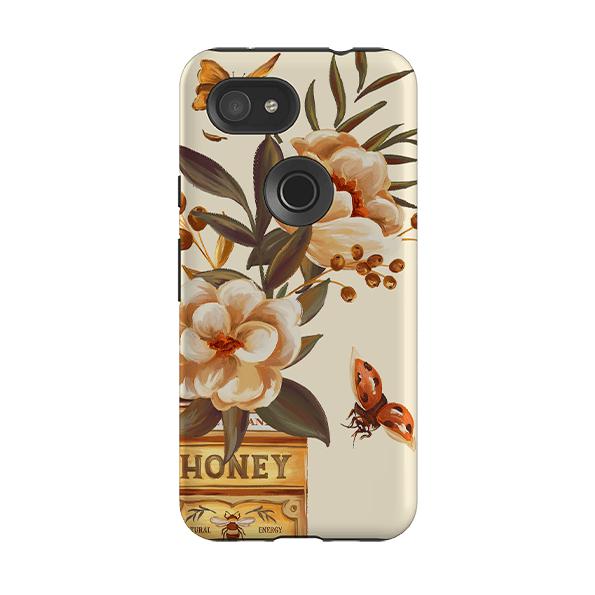 Google phone case-Vintage Honey-Product Details Raised bevel to protect screen from scratches. Impact resistant polycarbonate shell and shock absorbing inner TPU liner. Secure fit with design wrapping around side of the case and full access to ports. Compatible with Qi-standard wireless charging. Thickness 1/8 inch (3mm), weight 30g. Compatibility See drop down menu for options, please select the right case as we print to order.-Stringberry