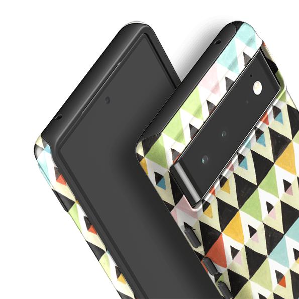 Google phone case-Viva By Sarah Campbell-Product Details Raised bevel to protect screen from scratches. Impact resistant polycarbonate shell and shock absorbing inner TPU liner. Secure fit with design wrapping around side of the case and full access to ports. Compatible with Qi-standard wireless charging. Thickness 1/8 inch (3mm), weight 30g. Compatibility See drop down menu for options, please select the right case as we print to order.-Stringberry