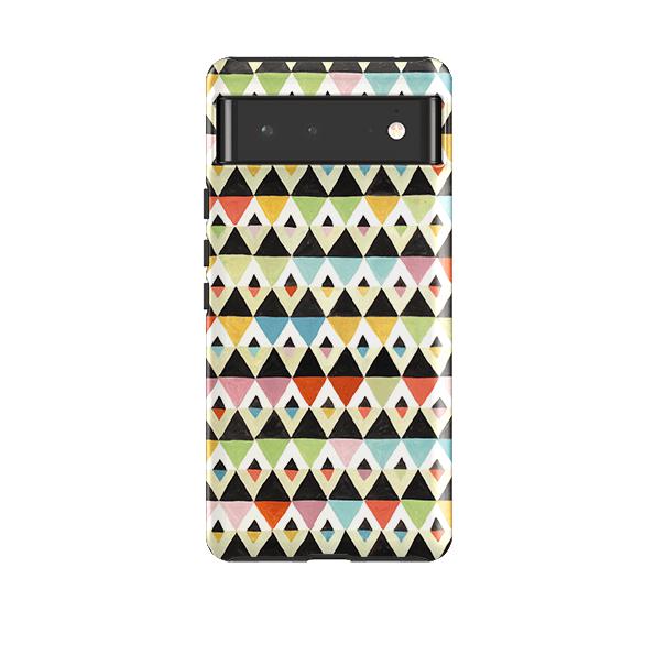 Google phone case-Viva By Sarah Campbell-Product Details Raised bevel to protect screen from scratches. Impact resistant polycarbonate shell and shock absorbing inner TPU liner. Secure fit with design wrapping around side of the case and full access to ports. Compatible with Qi-standard wireless charging. Thickness 1/8 inch (3mm), weight 30g. Compatibility See drop down menu for options, please select the right case as we print to order.-Stringberry