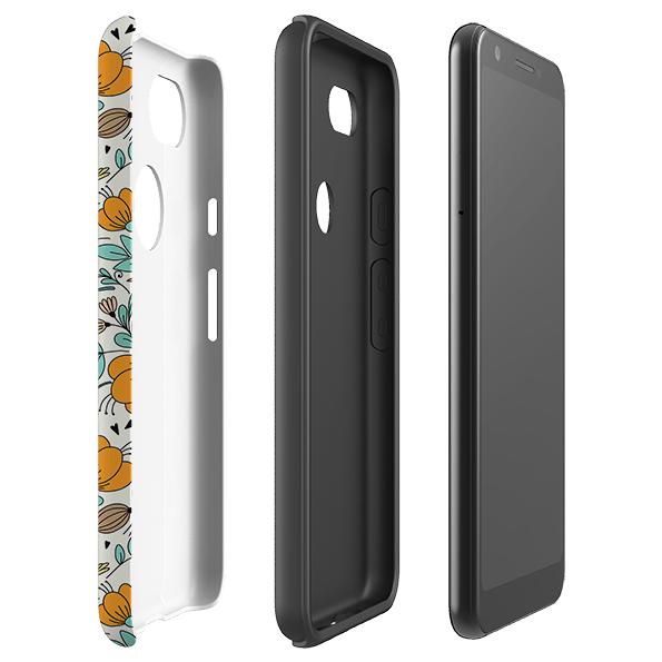 Google phone case-Walden-Product Details Raised bevel to protect screen from scratches. Impact resistant polycarbonate shell and shock absorbing inner TPU liner. Secure fit with design wrapping around side of the case and full access to ports. Compatible with Qi-standard wireless charging. Thickness 1/8 inch (3mm), weight 30g. Compatibility See drop down menu for options, please select the right case as we print to order.-Stringberry