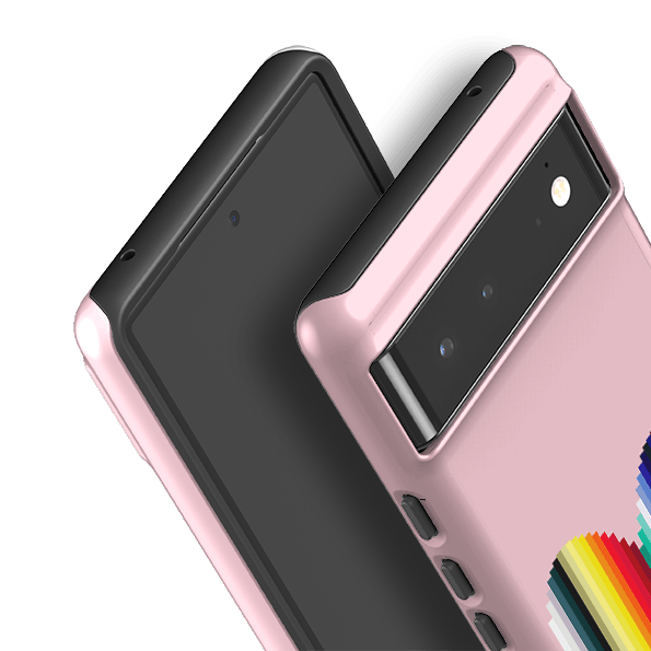 Google phone case-Warm Heart By Kitty Joseph-Product Details Raised bevel to protect screen from scratches. Impact resistant polycarbonate shell and shock absorbing inner TPU liner. Secure fit with design wrapping around side of the case and full access to ports. Compatible with Qi-standard wireless charging. Thickness 1/8 inch (3mm), weight 30g. Compatibility See drop down menu for options, please select the right case as we print to order.-Stringberry
