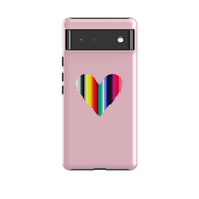 Google phone case-Warm Heart By Kitty Joseph-Product Details Raised bevel to protect screen from scratches. Impact resistant polycarbonate shell and shock absorbing inner TPU liner. Secure fit with design wrapping around side of the case and full access to ports. Compatible with Qi-standard wireless charging. Thickness 1/8 inch (3mm), weight 30g. Compatibility See drop down menu for options, please select the right case as we print to order.-Stringberry