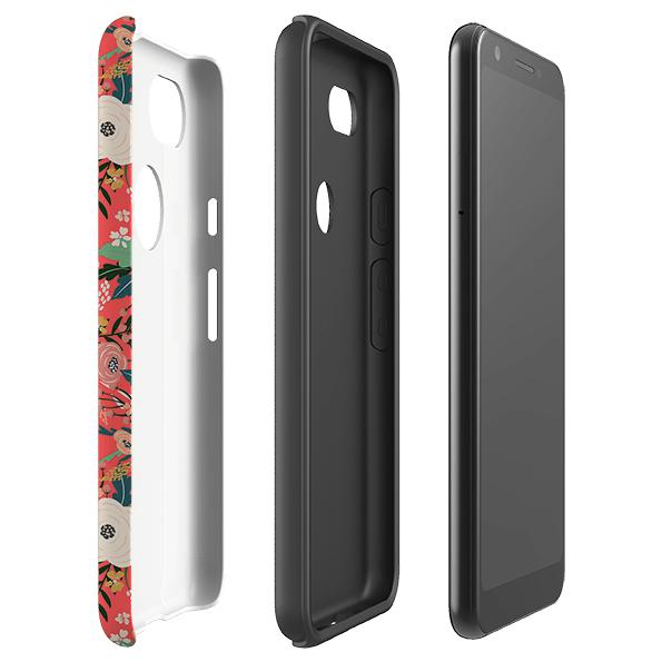 Google phone case-Watermouth-Product Details Raised bevel to protect screen from scratches. Impact resistant polycarbonate shell and shock absorbing inner TPU liner. Secure fit with design wrapping around side of the case and full access to ports. Compatible with Qi-standard wireless charging. Thickness 1/8 inch (3mm), weight 30g. Compatibility See drop down menu for options, please select the right case as we print to order.-Stringberry