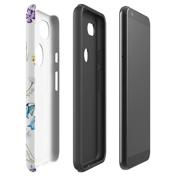 Google phone case-Westend-Product Details Raised bevel to protect screen from scratches. Impact resistant polycarbonate shell and shock absorbing inner TPU liner. Secure fit with design wrapping around side of the case and full access to ports. Compatible with Qi-standard wireless charging. Thickness 1/8 inch (3mm), weight 30g. Compatibility See drop down menu for options, please select the right case as we print to order.-Stringberry