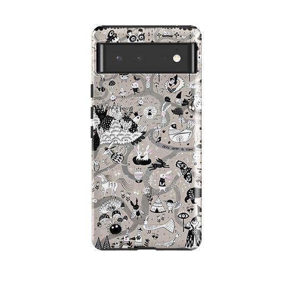 Google phone case-Wigwam By Mia Underwood-Product Details Raised bevel to protect screen from scratches. Impact resistant polycarbonate shell and shock absorbing inner TPU liner. Secure fit with design wrapping around side of the case and full access to ports. Compatible with Qi-standard wireless charging. Thickness 1/8 inch (3mm), weight 30g. Compatibility See drop down menu for options, please select the right case as we print to order.-Stringberry