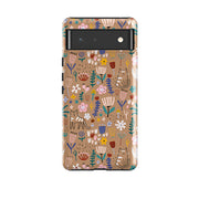Google phone case-Willow-Product Details Raised bevel to protect screen from scratches. Impact resistant polycarbonate shell and shock absorbing inner TPU liner. Secure fit with design wrapping around side of the case and full access to ports. Compatible with Qi-standard wireless charging. Thickness 1/8 inch (3mm), weight 30g. Compatibility See drop down menu for options, please select the right case as we print to order.-Stringberry