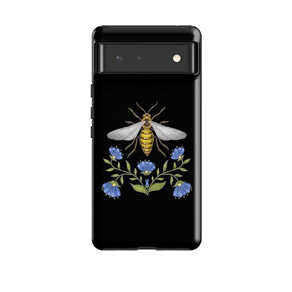 Google phone case-Wings Of Freedom Black By Catherine Rowe-Product Details Raised bevel to protect screen from scratches. Impact resistant polycarbonate shell and shock absorbing inner TPU liner. Secure fit with design wrapping around side of the case and full access to ports. Compatible with Qi-standard wireless charging. Thickness 1/8 inch (3mm), weight 30g. Compatibility See drop down menu for options, please select the right case as we print to order.-Stringberry