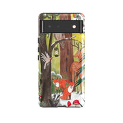 Google phone case-Winter Wonderland By Caroline Bonne Muller-Product Details Raised bevel to protect screen from scratches. Impact resistant polycarbonate shell and shock absorbing inner TPU liner. Secure fit with design wrapping around side of the case and full access to ports. Compatible with Qi-standard wireless charging. Thickness 1/8 inch (3mm), weight 30g. Compatibility See drop down menu for options, please select the right case as we print to order.-Stringberry