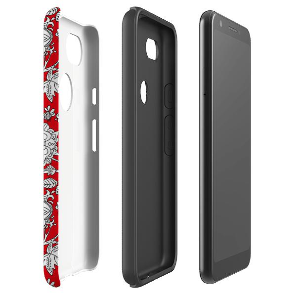 Google phone case-Wisley Garden-Product Details Raised bevel to protect screen from scratches. Impact resistant polycarbonate shell and shock absorbing inner TPU liner. Secure fit with design wrapping around side of the case and full access to ports. Compatible with Qi-standard wireless charging. Thickness 1/8 inch (3mm), weight 30g. Compatibility See drop down menu for options, please select the right case as we print to order.-Stringberry