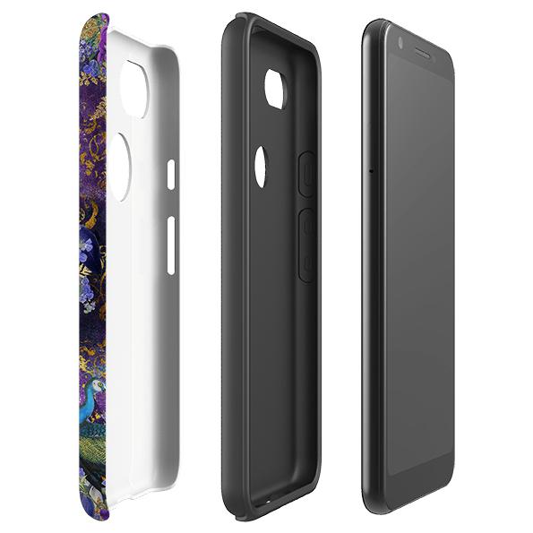 Google phone case-Wonders-Product Details Raised bevel to protect screen from scratches. Impact resistant polycarbonate shell and shock absorbing inner TPU liner. Secure fit with design wrapping around side of the case and full access to ports. Compatible with Qi-standard wireless charging. Thickness 1/8 inch (3mm), weight 30g. Compatibility See drop down menu for options, please select the right case as we print to order.-Stringberry