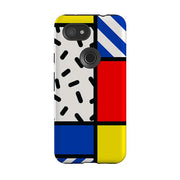 Google phone case-Aldo Rossi-Product Details Raised bevel to protect screen from scratches. Impact resistant polycarbonate shell and shock absorbing inner TPU liner. Secure fit with design wrapping around side of the case and full access to ports. Compatible with Qi-standard wireless charging. Thickness 1/8 inch (3mm), weight 30g. Compatibility See drop down menu for options, please select the right case as we print to order.-Stringberry
