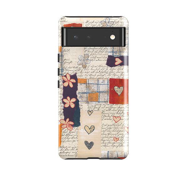 Google phone case-Alicia By Jehane-Product Details Raised bevel to protect screen from scratches. Impact resistant polycarbonate shell and shock absorbing inner TPU liner. Secure fit with design wrapping around side of the case and full access to ports. Compatible with Qi-standard wireless charging. Thickness 1/8 inch (3mm), weight 30g. Compatibility See drop down menu for options, please select the right case as we print to order.-Stringberry