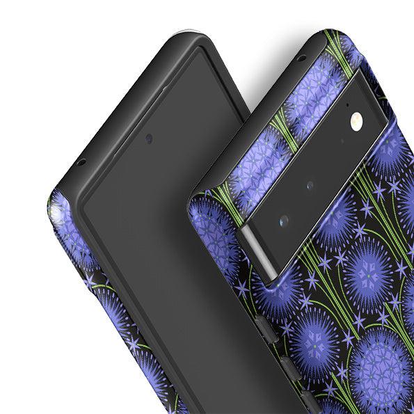 Google phone case-Allium By Cressida Bell-Product Details Raised bevel to protect screen from scratches. Impact resistant polycarbonate shell and shock absorbing inner TPU liner. Secure fit with design wrapping around side of the case and full access to ports. Compatible with Qi-standard wireless charging. Thickness 1/8 inch (3mm), weight 30g. Compatibility See drop down menu for options, please select the right case as we print to order.-Stringberry