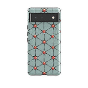 Google phone case-Atomic By Cressida Bell-Product Details Raised bevel to protect screen from scratches. Impact resistant polycarbonate shell and shock absorbing inner TPU liner. Secure fit with design wrapping around side of the case and full access to ports. Compatible with Qi-standard wireless charging. Thickness 1/8 inch (3mm), weight 30g. Compatibility See drop down menu for options, please select the right case as we print to order.-Stringberry