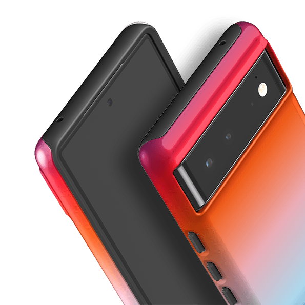 Google phone case-Aura Ocean By Kitty Joseph-Product Details Raised bevel to protect screen from scratches. Impact resistant polycarbonate shell and shock absorbing inner TPU liner. Secure fit with design wrapping around side of the case and full access to ports. Compatible with Qi-standard wireless charging. Thickness 1/8 inch (3mm), weight 30g. Compatibility See drop down menu for options, please select the right case as we print to order.-Stringberry