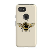 Google phone case-Bee I-Product Details Raised bevel to protect screen from scratches. Impact resistant polycarbonate shell and shock absorbing inner TPU liner. Secure fit with design wrapping around side of the case and full access to ports. Compatible with Qi-standard wireless charging. Thickness 1/8 inch (3mm), weight 30g. Compatibility See drop down menu for options, please select the right case as we print to order.-Stringberry