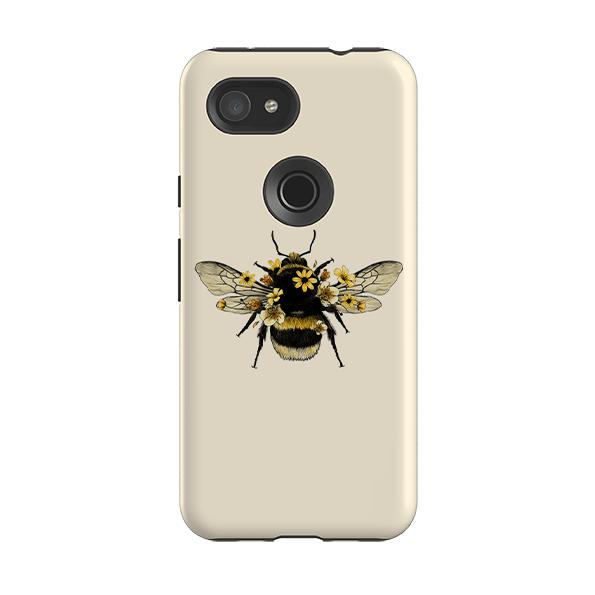 Google phone case-Bee I-Product Details Raised bevel to protect screen from scratches. Impact resistant polycarbonate shell and shock absorbing inner TPU liner. Secure fit with design wrapping around side of the case and full access to ports. Compatible with Qi-standard wireless charging. Thickness 1/8 inch (3mm), weight 30g. Compatibility See drop down menu for options, please select the right case as we print to order.-Stringberry